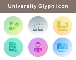 university Vector Icon Set