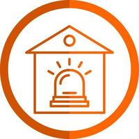 Security Alarm Vector Icon Design