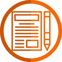 Blogger Vector Icon Design