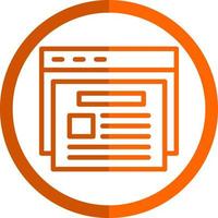 News Feed Vector Icon Design