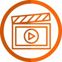 Video Making Vector Icon Design