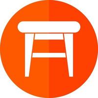 Stool Vector Icon Design