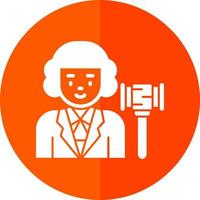 Judge Vector Icon Design