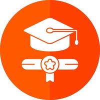 diseño de icono de vector de graduación