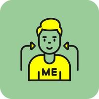 Myself Vector Icon Design