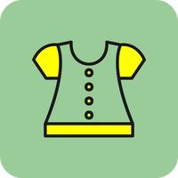 Blouse Vector Icon Design