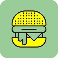 diseño de icono de vector de hamburguesa
