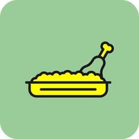 Dinner Vector Icon Design