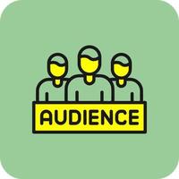 Audience Vector Icon Design