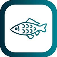 Carp Vector Icon Design