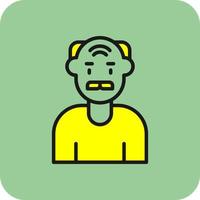 Elderly Vector Icon Design