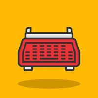 Typewriter Vector Icon Design