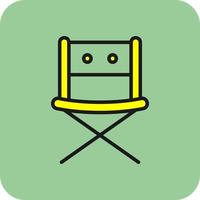 Direstors Chair Vector Icon Design