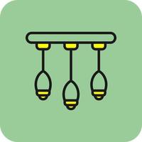 Chandelier Vector Icon Design