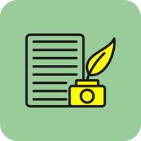 Manuscript Vector Icon Design