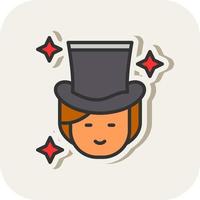 Magician Woman Vector Icon Design