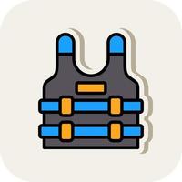 Bulletproof Vest Vector Icon Design