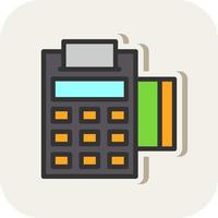 Pos Terminal Vector Icon Design