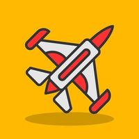 Jet Plane Vector Icon Design