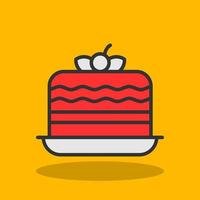 Cake Vector Icon Design