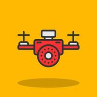 Drone Camera Vector Icon Design