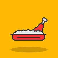 Dinner Vector Icon Design