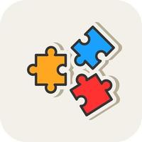 Puzzle Vector Icon Design