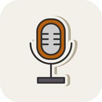 Microphone Vector Icon Design