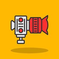 Dslr Camera Vector Icon Design