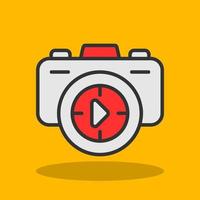 Camera Shots Vector Icon Design