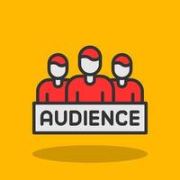 Audience Vector Icon Design