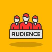 Audience Vector Icon Design