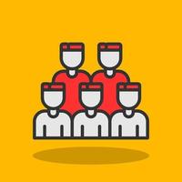 Crowd Vector Icon Design