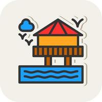 Resort Vector Icon Design