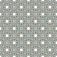 Decorative background made of small squares. The rich decoration of abstract patterns for construction of fabric or paper. vector