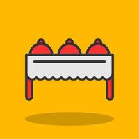 diseño de icono de vector de buffet