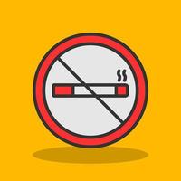 No Smoking Vector Icon Design