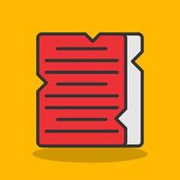 Old Paper Vector Icon Design