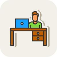 Workplace Vector Icon Design