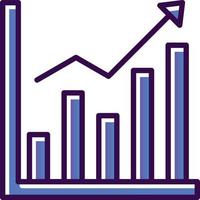 Bar CHart Vector Icon Design