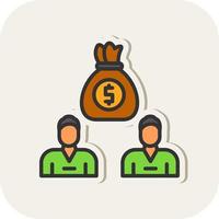 Crowdfunding Vector Icon Design