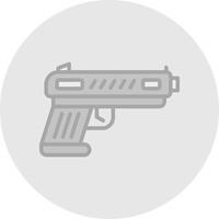 diseño de icono de vector de pistola