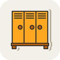 Locker Vector Icon Design