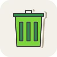 Trash Vector Icon Design