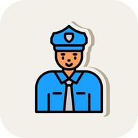 Policeman Vector Icon Design