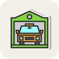 Garage Vector Icon Design