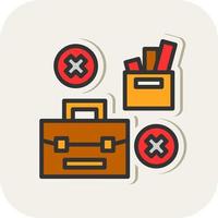 Job Loss Vector Icon Design