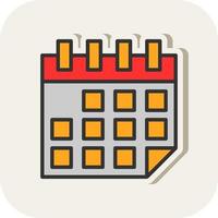 diseño de icono de vector de calendario