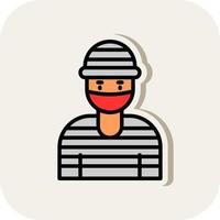 Robber Vector Icon Design
