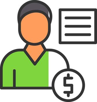 Employee Costs Vector Icon Design
